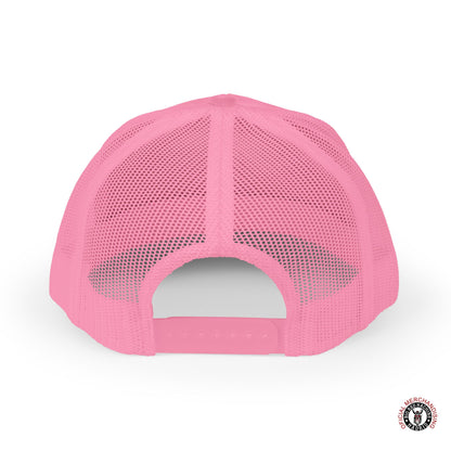 Support 81 Embroidered Letters Snapback Trucker Cap White SYL81