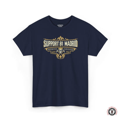 Navy Support 81 Motorcycle Club Culture T-Shirt - Tattoo Style Graphic Tee