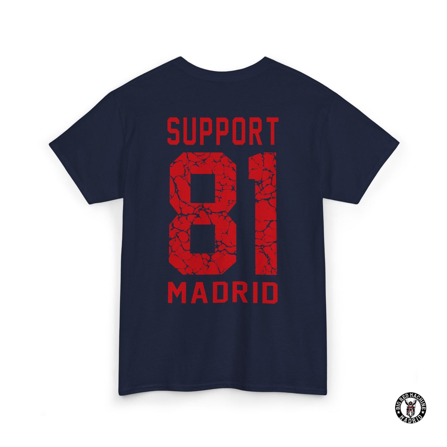 Navy Back Support 81 Streetwear T-Shirt - Men's Urban Tee
