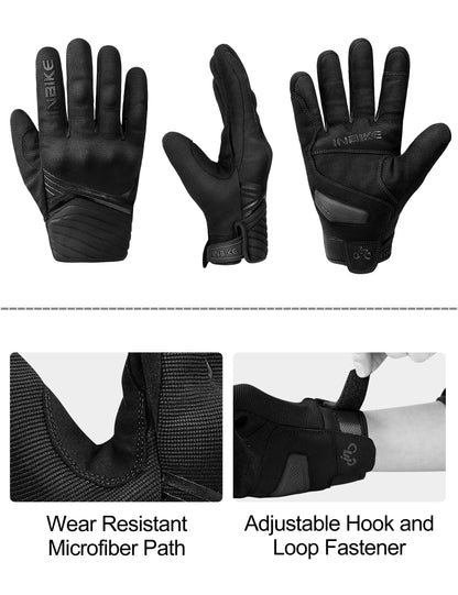 INBIKE Guantes Moto Invierno Hombre Impermeable Compatible con Pantalla Táctil Guantes Moto a Prueba De Viento con Membrana Impermeable Hipora y Forro Térmico(IM902W)