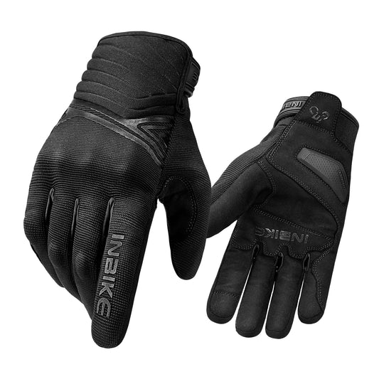 INBIKE Guantes Moto Invierno Hombre Impermeable Compatible con Pantalla Táctil Guantes Moto a Prueba De Viento con Membrana Impermeable Hipora y Forro Térmico(IM902W)
