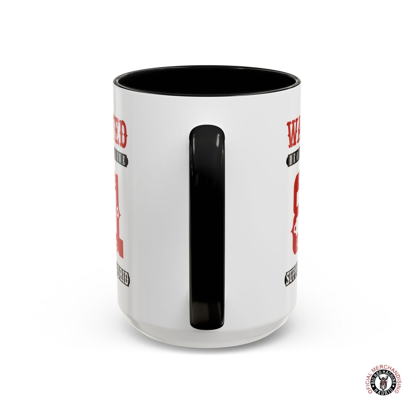 Wanted Support 81 Coffee Mugs 15oz - 0.44ml Black Handle