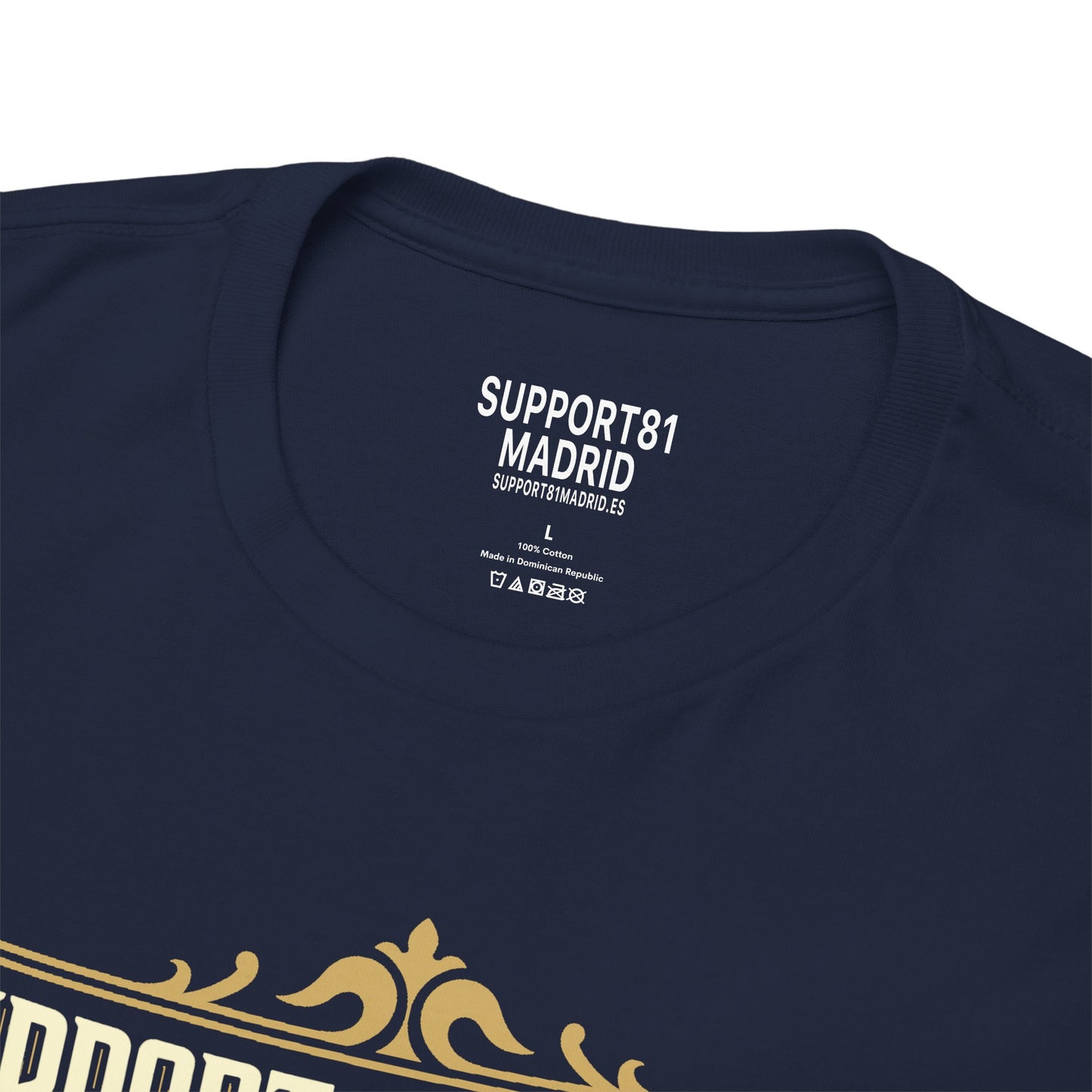 Navy Colar View Support 81 Motorcycle Club Culture T-Shirt - Tattoo Style Graphic Tee