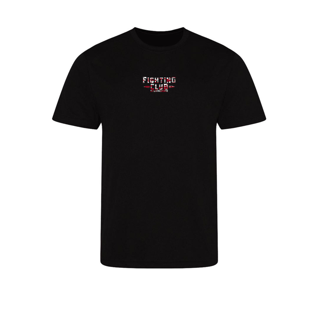 Fight Club - Schwarzes Sport-T-Shirt für Herren support81 camu