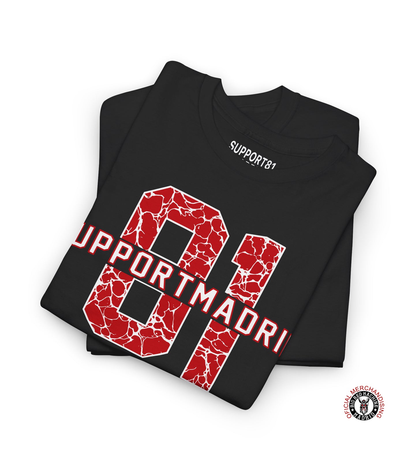 Men's T-Shirt Element Support 81 Madrid, Street Tee Madrid Support 81, Fashionable Supporter 81 T-Shirt, Biker Gift, Motorcycle Tee, T-Shirt