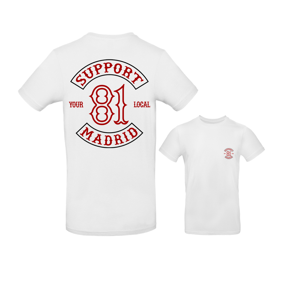 Patchwork Support 81 Madrid - Camisetas blanco de Hombre