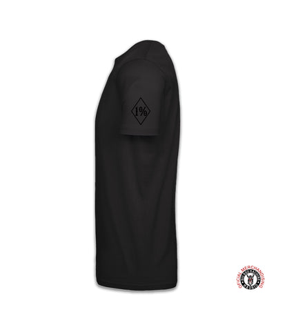 Camiseta de calaveras Support 81 Edición Negra | Madrid MC Streetwear Skulls