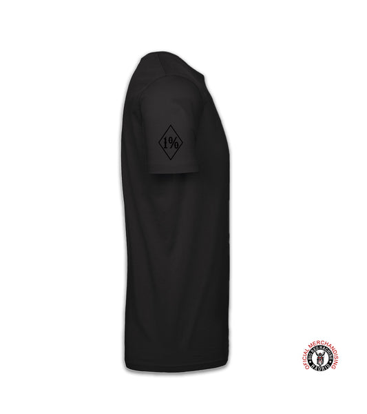 Camiseta de calaveras Support 81 Edición Negra | Madrid MC Streetwear Skulls