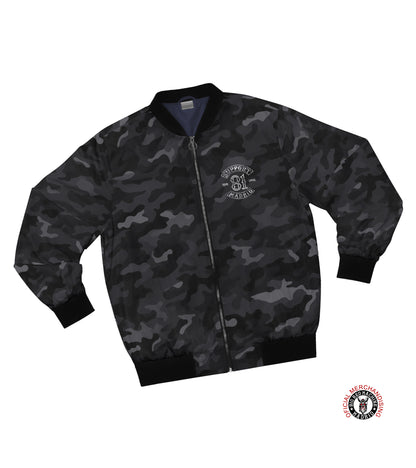 Support81 Dark Camo Lightweight Jacket PatchWork - Bomber Jacket Look