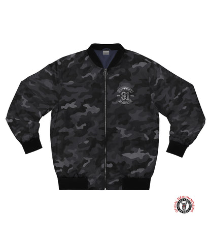 Support81 Dark Camo Lightweight Jacket PatchWork - Bomber Jacket Look