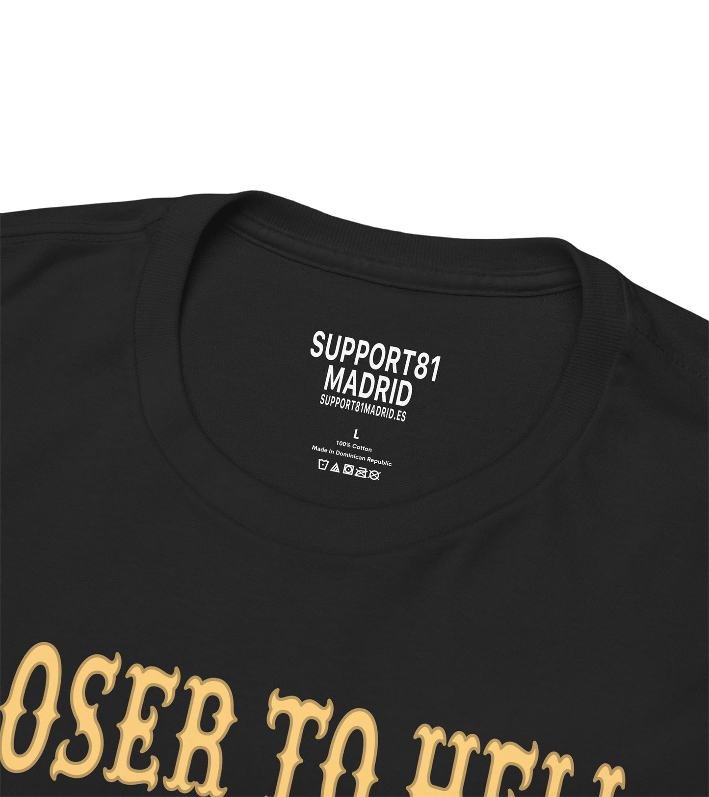 Support 81 Camiseta Motera | Closer To Hell