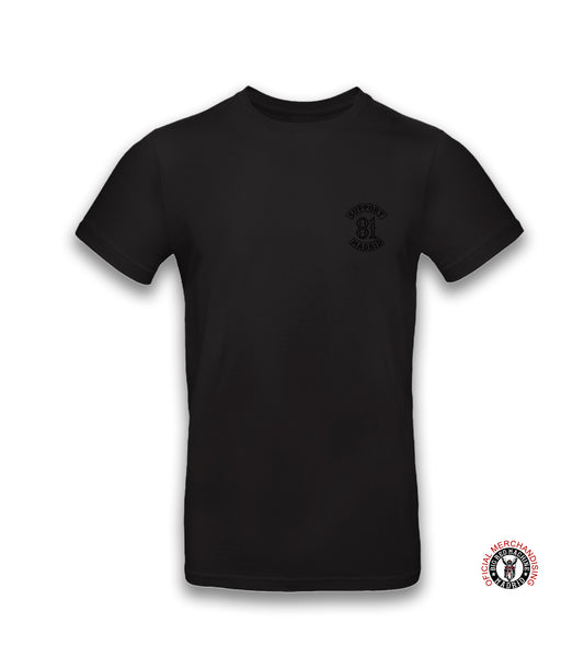 Support 81 camiseta patch premium edición negro