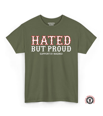 T-Shirt Support 81 Hated But Proud Red And White MC Motorcycle Shirt Madrid