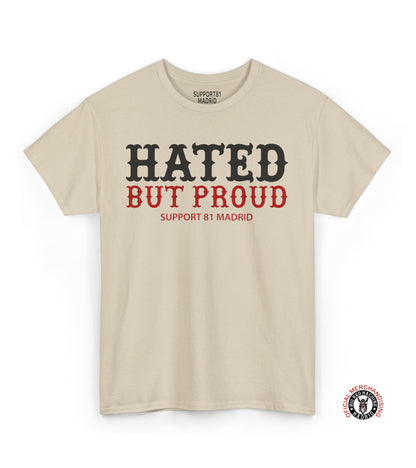 T-Shirt Support 81 Hated But Proud Red And White MC Motorcycle Shirt Madrid