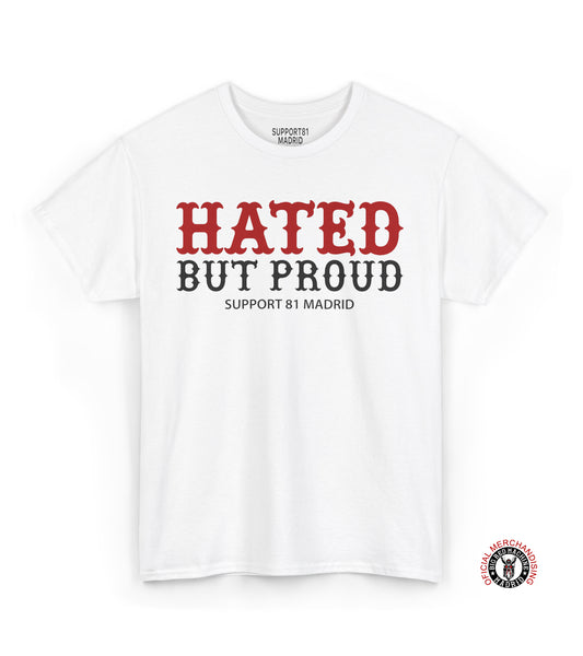 T-Shirt Support 81 Hated But Proud Red And White MC Motorcycle Shirt Madrid